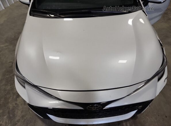 JTND4MBE4P3200132 2023 TOYOTA COROLLA White Widok naklejki z numerem VIN
