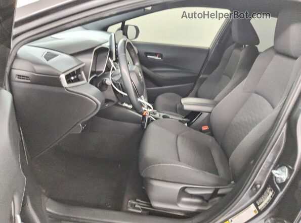 JTND4MBE6M3146571 2021 TOYOTA COROLLA Charcoal Widok wnętrza z przodu