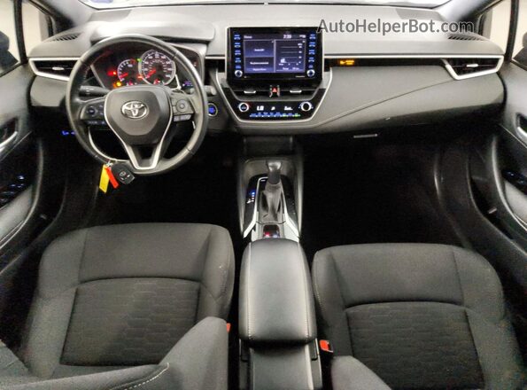 JTND4MBE6M3146571 2021 TOYOTA COROLLA Charcoal Widok deski rozdzielczej