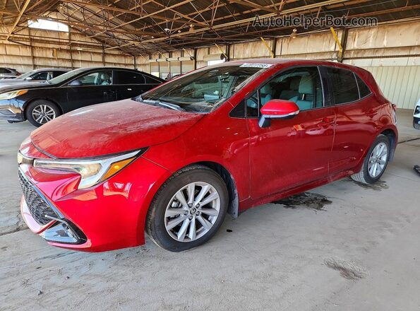 JTND4MBEXS3249487 2025 TOYOTA COROLLA Темно-бордовый Передняя левая четверть