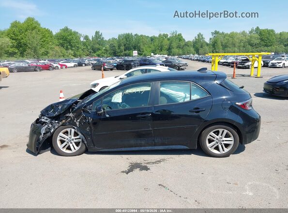 JTND4RBE2L3087482 2020 TOYOTA COROLLA Черный Вид задней части салона