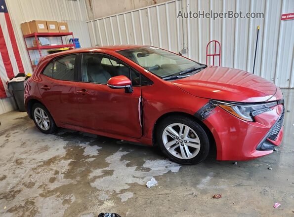 JTNK4RBE2K3058828 2019 TOYOTA COROLLA Red Przód prawy