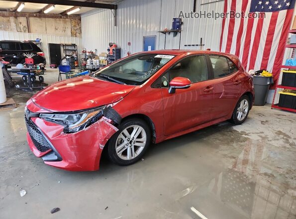 JTNK4RBE2K3058828 2019 TOYOTA COROLLA Red Widok naklejki z numerem VIN