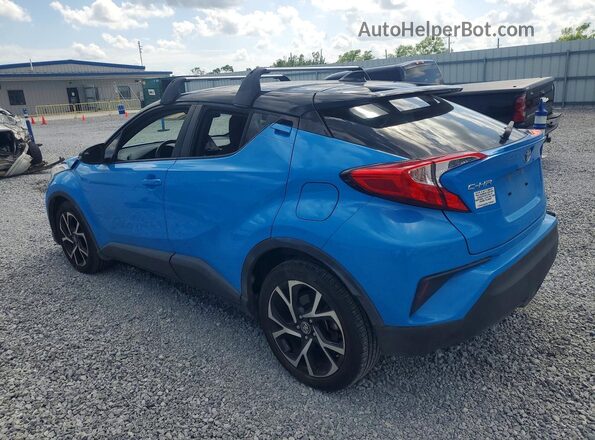 JTNKHMBX1K1056041 2019 TOYOTA C-HR Синий Задняя левая четверть
