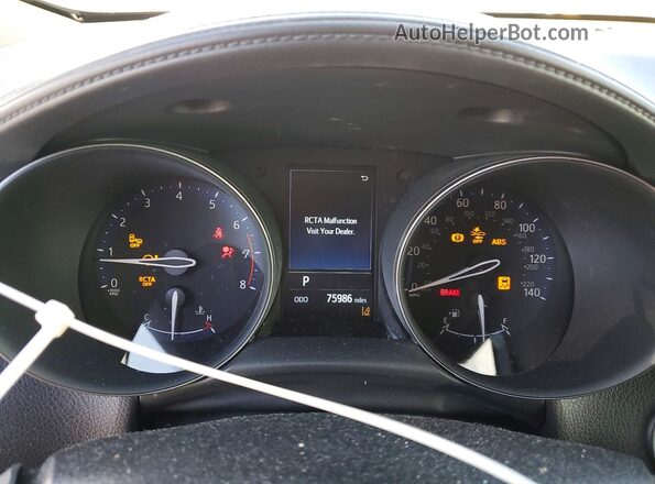 JTNKHMBX1M1126849 2021 TOYOTA C-HR Black Widok zestawu wskaźników