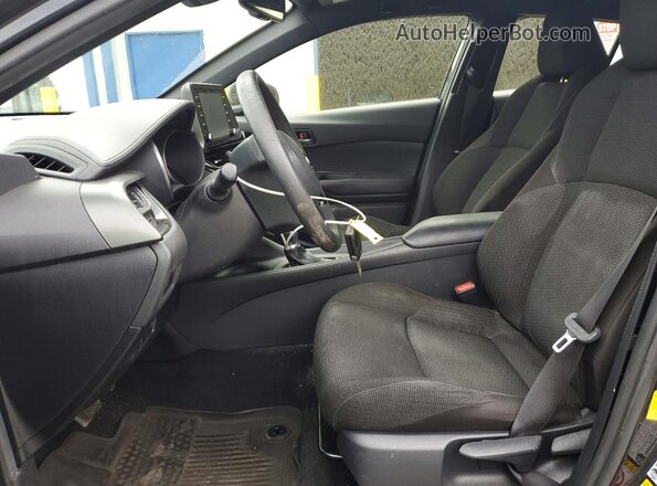 JTNKHMBX3K1027673 2019 TOYOTA C-HR Black წინა სალონის ხედი