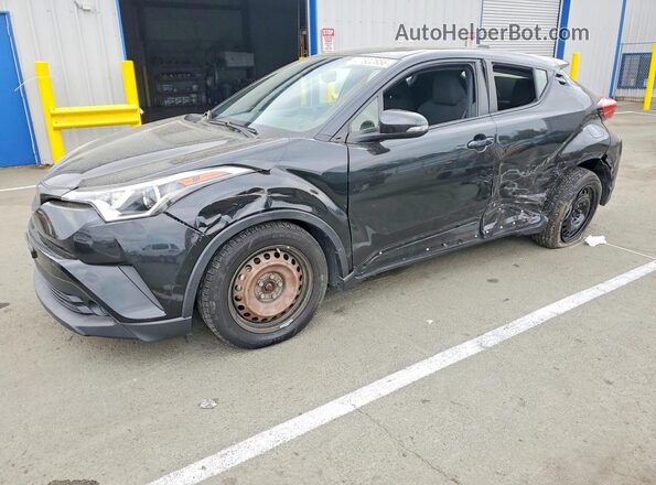 JTNKHMBX3K1027673 2019 TOYOTA C-HR Black წინა მარცხენა ხედი სამი მეოთხედიდან