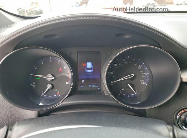 JTNKHMBX3K1035014 2019 TOYOTA C-HR White Vista del cuadro de instrumentos