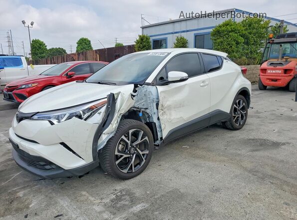 JTNKHMBX3K1035014 2019 TOYOTA C-HR White Vista tres cuartos delantera izquierda