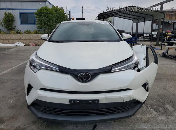 JTNKHMBX3K1035014 2019 TOYOTA C-HR White Vista frontal