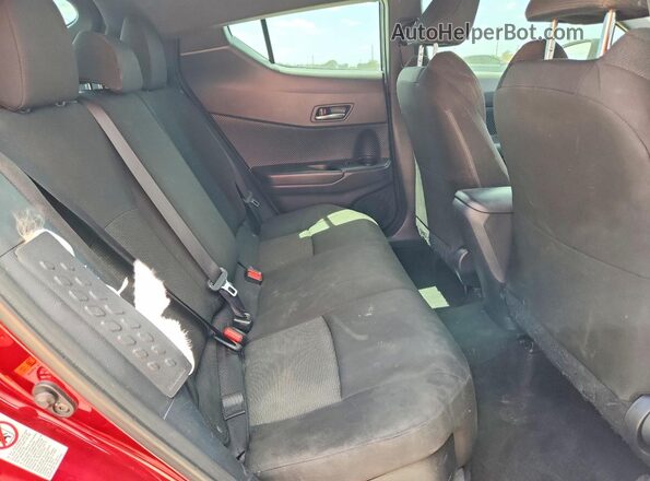 JTNKHMBX6J1000692 2018 TOYOTA C-HR Red Widok wnętrza z tyłu