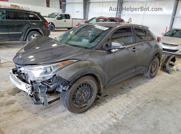 JTNKHMBX6K1026033 2019 TOYOTA C-HR Gray წინა მარცხენა ხედი სამი მეოთხედიდან