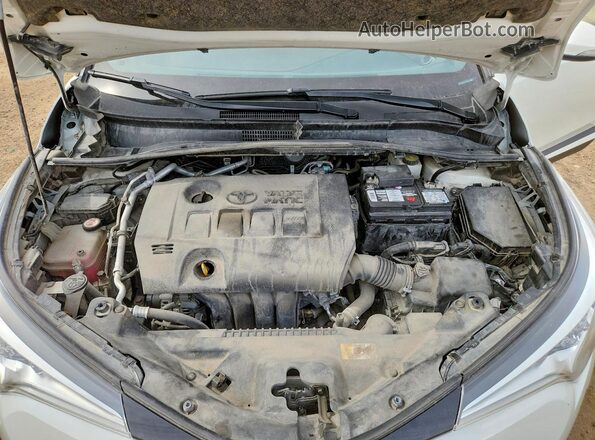 JTNKHMBX6K1051773 2019 TOYOTA C-HR White Widok komory silnika