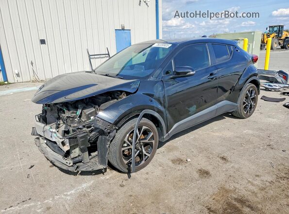 JTNKHMBX7L1084752 2020 TOYOTA C-HR Black Առջևի ձախ երեք քառորդ տեսարան