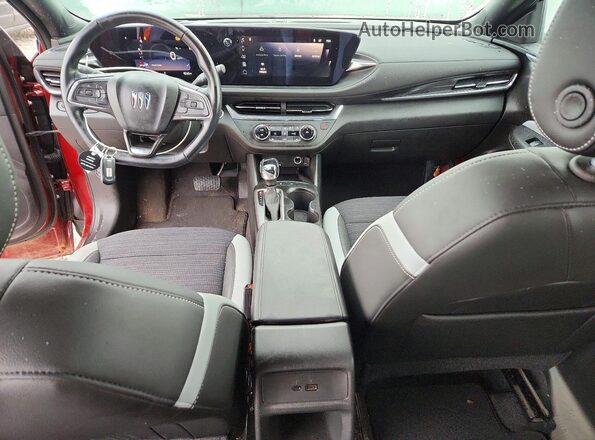KL47LAE28RB214946 2024 BUICK OTHER Burgundy Widok deski rozdzielczej