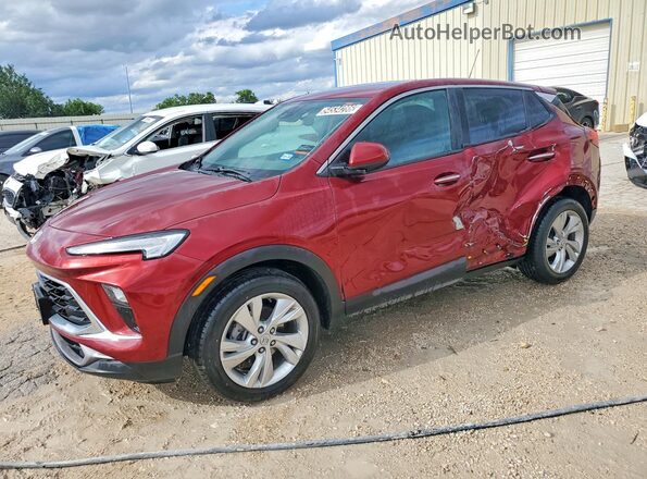 KL4AMBS23RB118705 2024 BUICK ENCORE Бордовый Передняя левая четверть