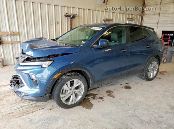 KL4AMBSL9RB104705 2024 BUICK ENCORE Синий Передняя левая четверть