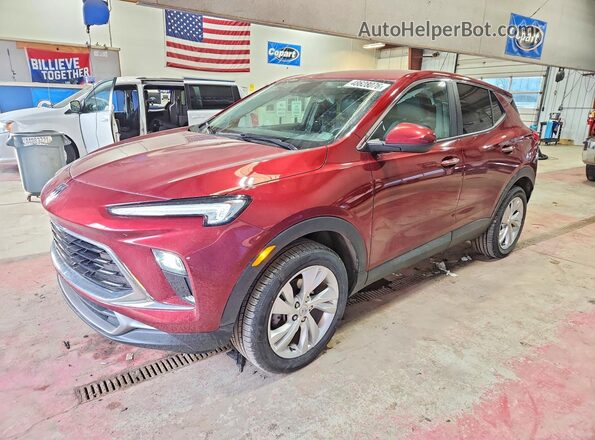 KL4AMCSL7SB074437 2025 BUICK ENCORE Red Առջևի ձախ երեք քառորդ տեսարան