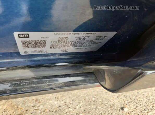 KL4AMDSL3RB026448 2024 BUICK ENCORE Blue Widok naklejki z numerem VIN