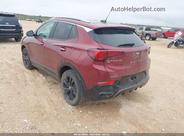 KL4AMESL4RB185937 2024 BUICK ENCORE Темно-бордовый Задняя левая четверть