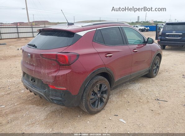 KL4AMESL4RB185937 2024 BUICK ENCORE Темно-бордовый Задняя правая четверть