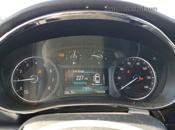 KL4CJ1SB2HB052495 2017 BUICK ENCORE Белый Вид щитка приборов