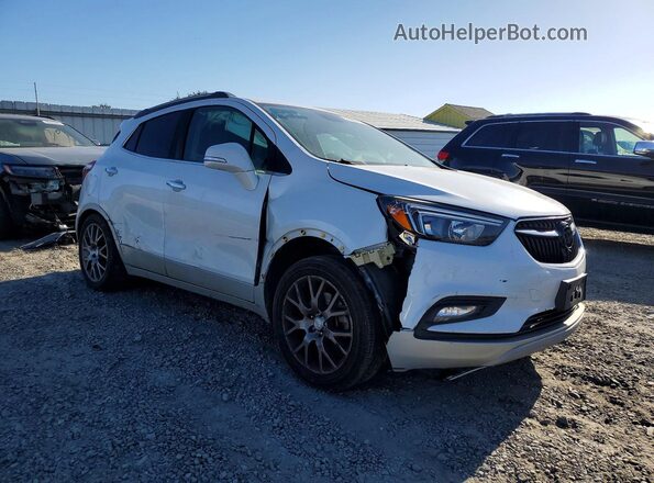 KL4CJ1SB2HB052495 2017 BUICK ENCORE Белый Передняя правая четверть