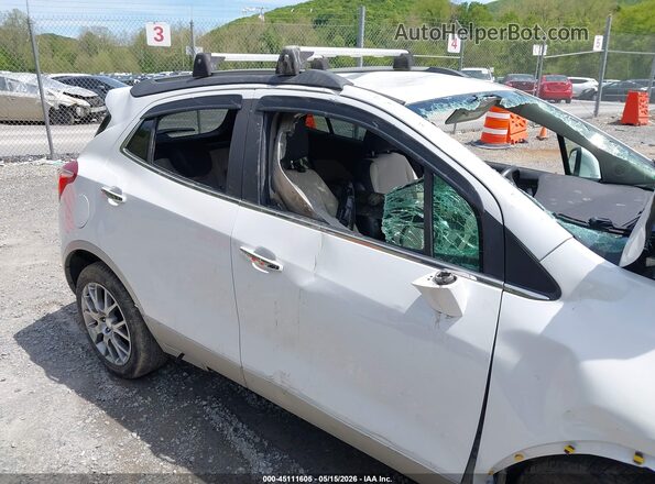 KL4CJ2SB3JB653183 2018 BUICK ENCORE White Вид щитка приладів