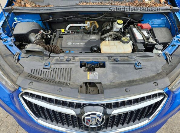 KL4CJASB1HB073452 2017 BUICK ENCORE Синий Вид задней части салона