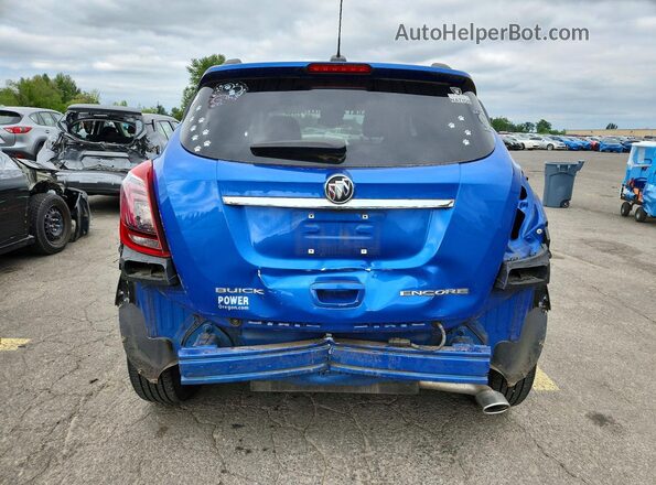 KL4CJASB1HB073452 2017 BUICK ENCORE Синий Вид сзади