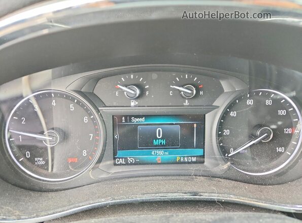KL4CJASB1HB073452 2017 BUICK ENCORE Синий Вид щитка приборов