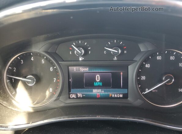KL4CJASB1KB700965 2019 BUICK ENCORE Серебряный Вид щитка приборов
