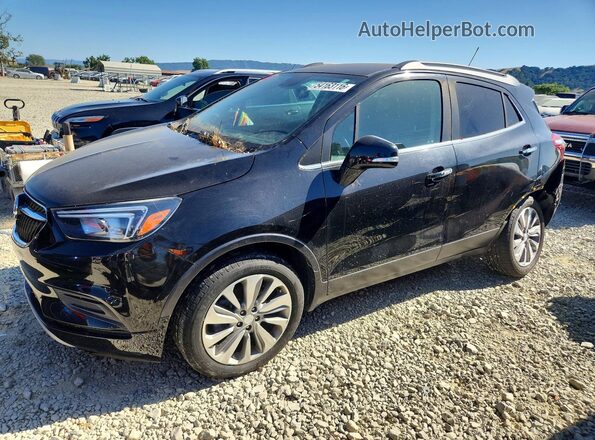 KL4CJASB1KB774936 2019 BUICK ENCORE Черный Передняя левая четверть