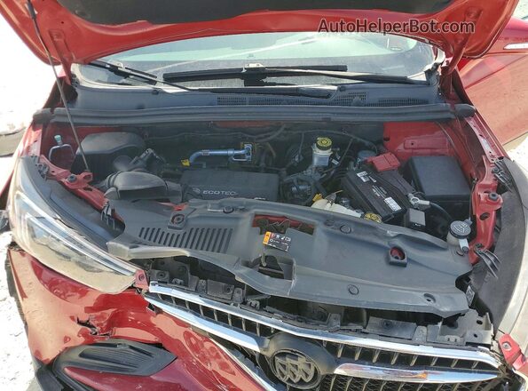 KL4CJASB1KB836741 2019 BUICK ENCORE Red Շարժիչի բաժամունքի տեսք