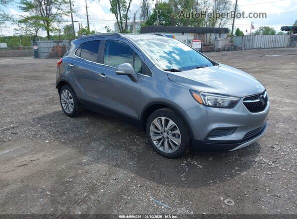 KL4CJASB1KB881176 2019 BUICK ENCORE Light Blue Передняя правая четверть