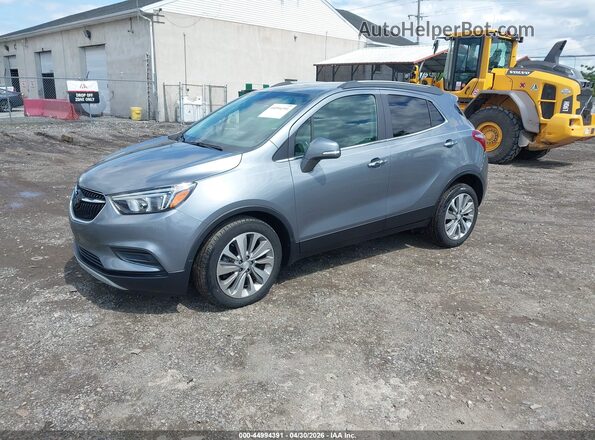 KL4CJASB1KB881176 2019 BUICK ENCORE Light Blue Передняя левая четверть