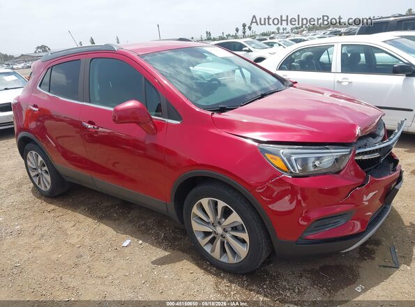 KL4CJASB1LB022834 2020 BUICK ENCORE Красный Передняя правая четверть