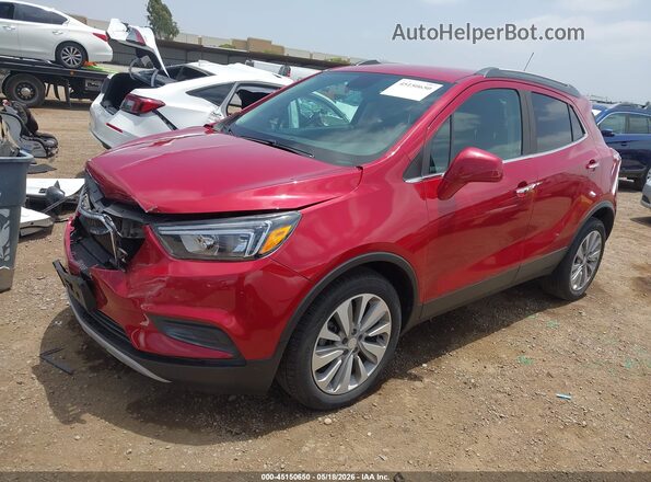 KL4CJASB1LB022834 2020 BUICK ENCORE Красный Передняя левая четверть
