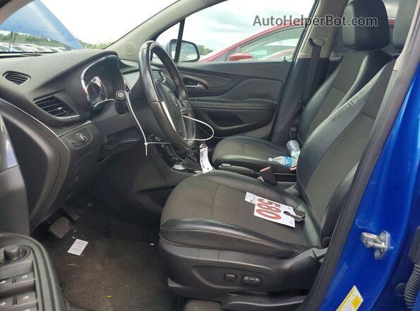 KL4CJASB2HB226825 2017 BUICK ENCORE Blue Front interior view