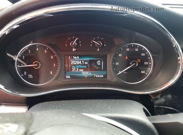 KL4CJASB2HB226825 2017 BUICK ENCORE Blue Instrument cluster view