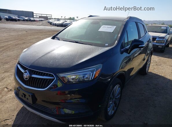 KL4CJASB2HB240787 2017 BUICK ENCORE Черный Передняя левая четверть