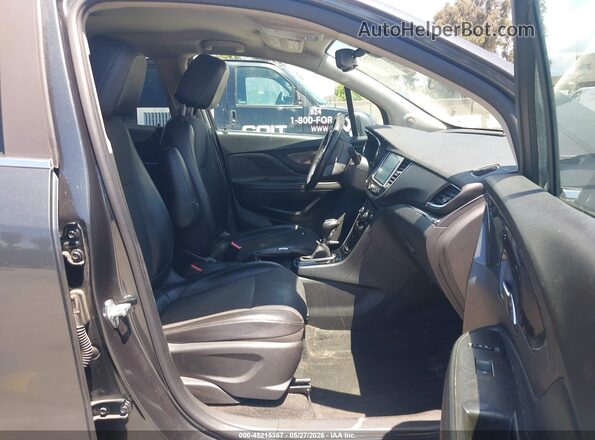 KL4CJASB2JB673421 2018 BUICK ENCORE Black Вид салону спереду