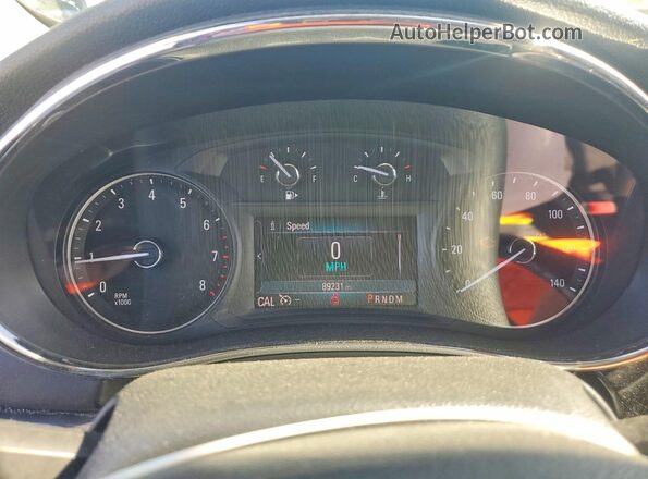 KL4CJASB2KB708573 2019 BUICK ENCORE Темно-бордовый Вид щитка приборов