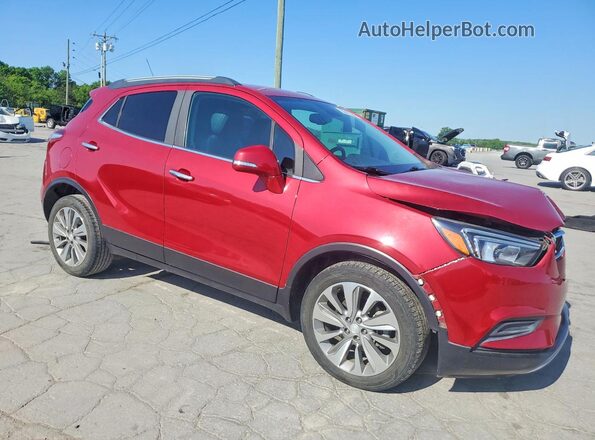 KL4CJASB2KB708573 2019 BUICK ENCORE Темно-бордовый Передняя правая четверть