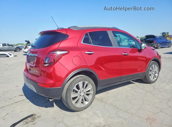 KL4CJASB2KB708573 2019 BUICK ENCORE Темно-бордовый Задняя правая четверть