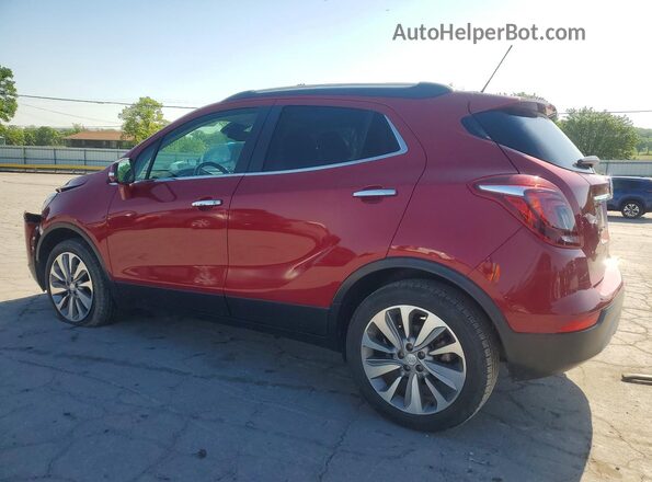 KL4CJASB2KB708573 2019 BUICK ENCORE Темно-бордовый Задняя левая четверть
