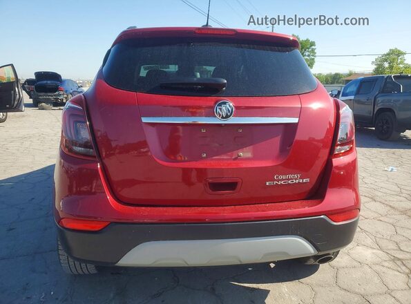 KL4CJASB2KB708573 2019 BUICK ENCORE Темно-бордовый Вид сзади
