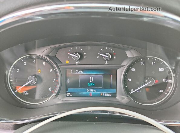KL4CJASB2KB730170 2019 BUICK ENCORE Silver Սարքավորումների վահանակի տեսք