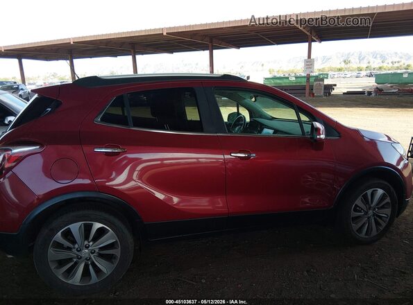 KL4CJASB2KB766344 2019 BUICK ENCORE Красный Вид задней части салона