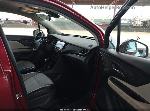 KL4CJASB2KB766344 2019 BUICK ENCORE Красный Вид салона спереди